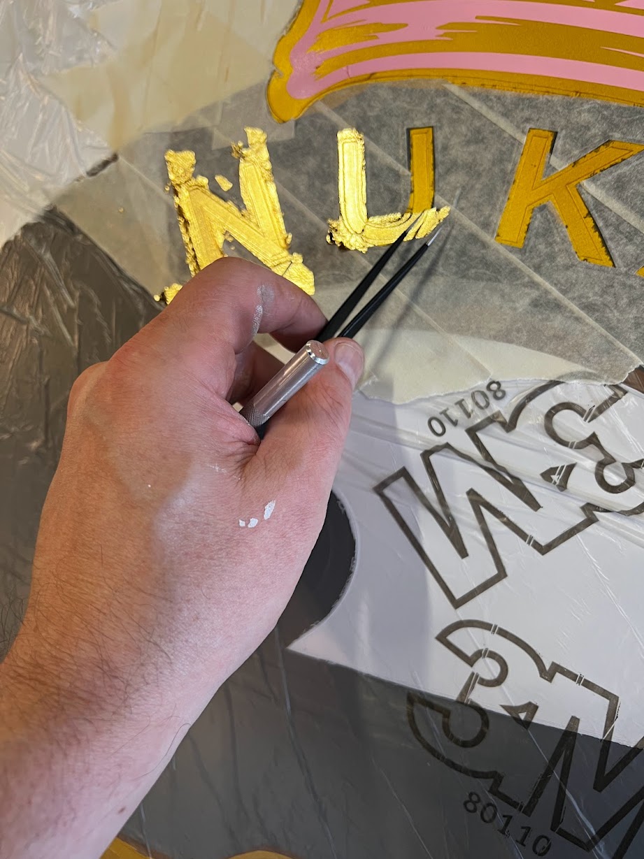 Gold leafing/kultaus